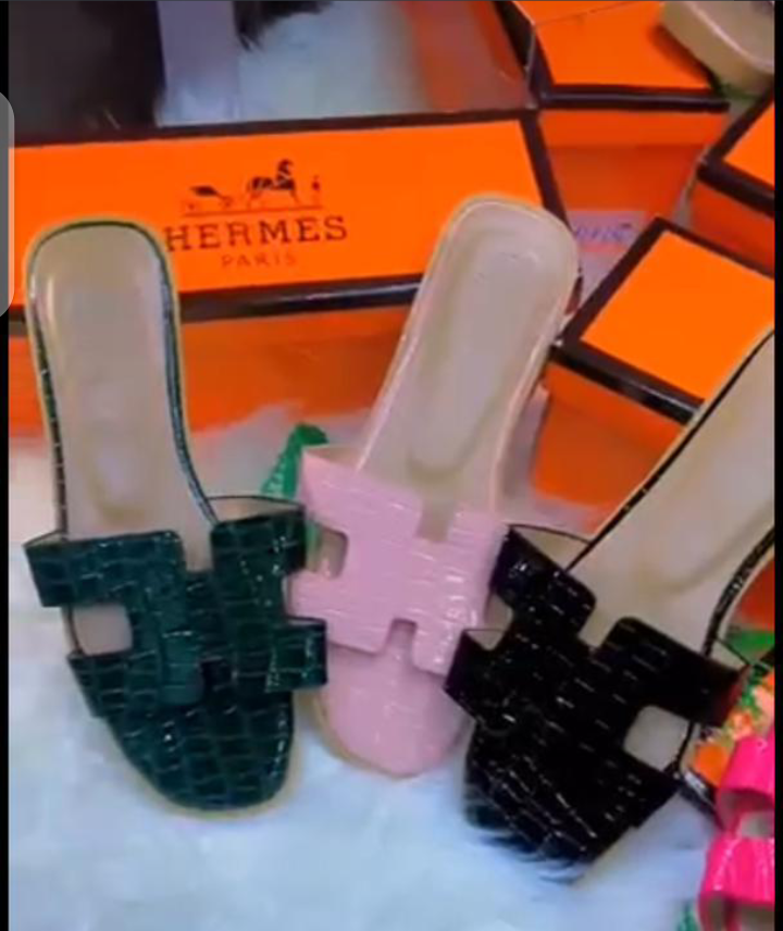 Hermes different colors ladies footwear