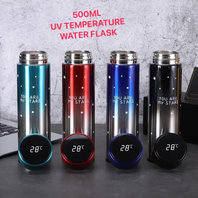 500ML UV TEMPERATURE WATER FLASK