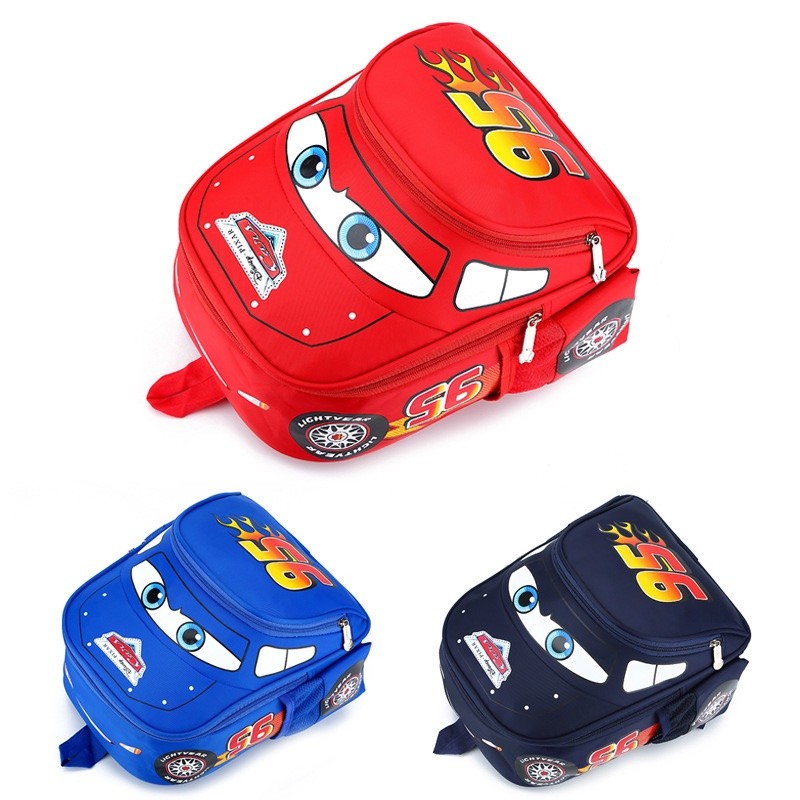 DISNIE CARS COSPLAY 3D UNISEX KIDS SCHOOL BACKPACK BAG