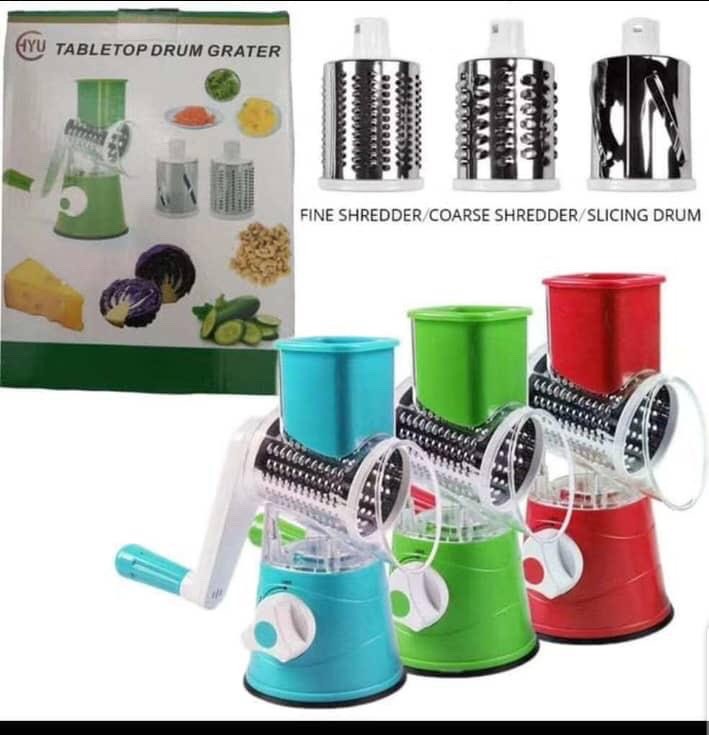 TABLETOP DRUM GRATER SHEDDER SLICER