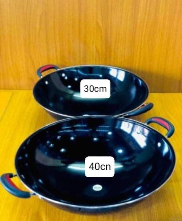 AMPHORA ENAMEL FRYING PAN WITH DOUBLE HANDLES