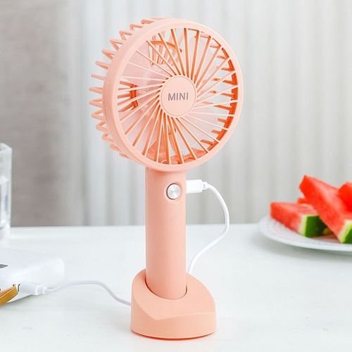 RECHARGEABLE MINI HAND FAN WITH STAND