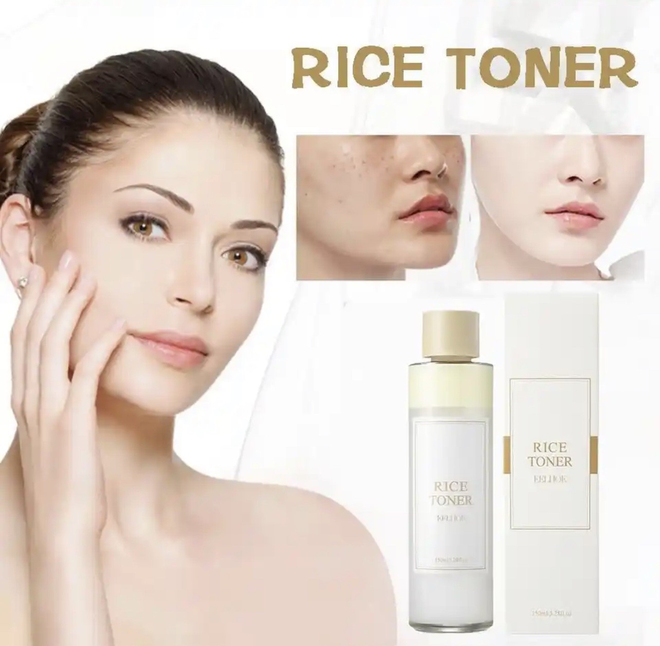 150ML KOREAN HYDRATING FACE GLOW BOOSTING ESSENCE – RICE TONER