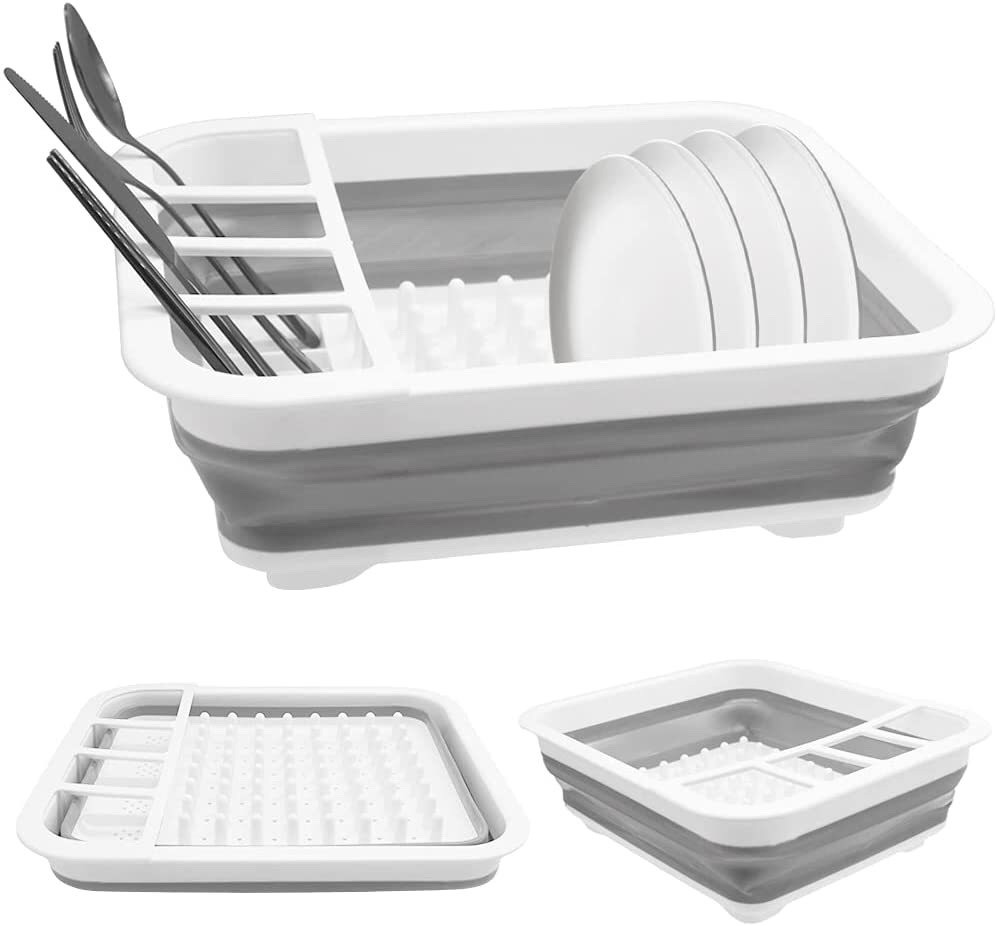 COLLAPSIBLE SILICON MINI DISH/PLATE RACK