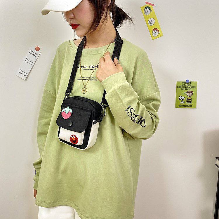 FRESH&SWEET MULTIFUNCTIONAL CANVAS CARTOON SHOULDER/CROSS BODY KIDDES UNISEX BAG