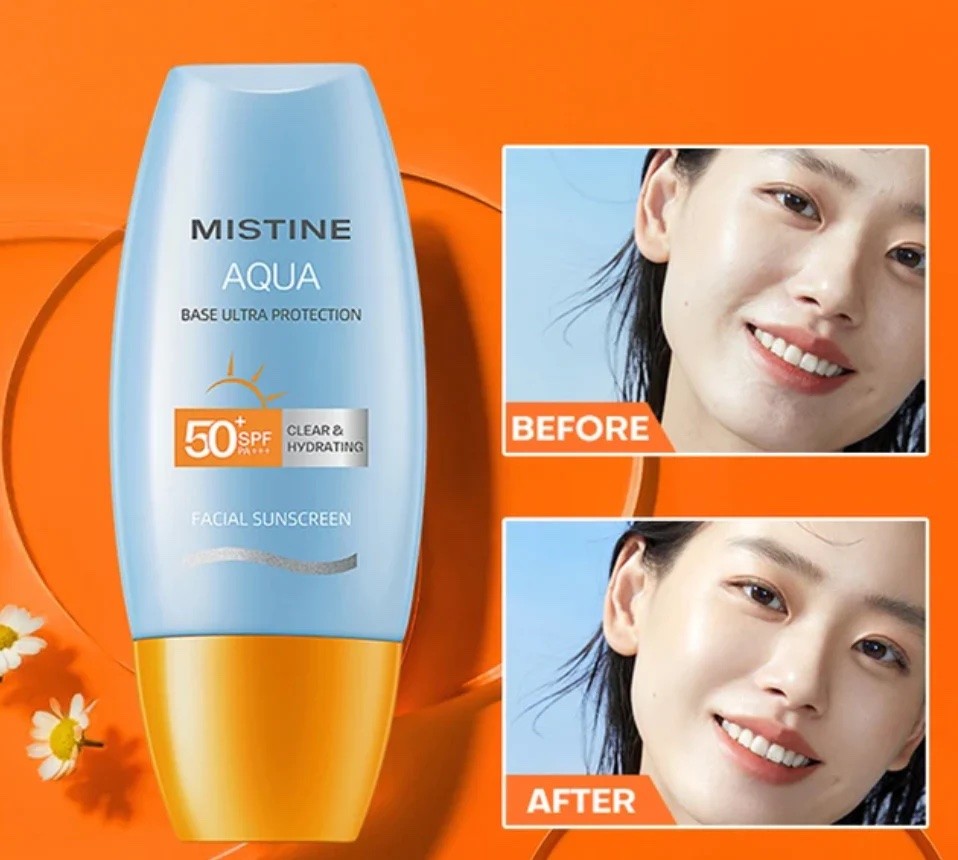 MISTINE AQUA BASE ULTRA PROTECTION MATTE&LIGHT FACIAL SUNSCREEN PRO