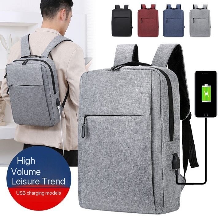 15.6 INCHES HIGH QUALITY VERSATILE UNISEX BUSINESS RUSKSACK WASHABLE SINGLE LAPTOP BAG