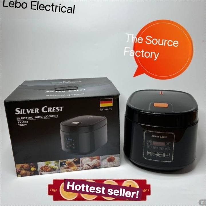 SILVER CREST MULTI-FUNCTIONAL INTELLIGENT ALUMINUM COATING ELECTRIC RICE COOKER (5L) – 3D SOLID HEATING