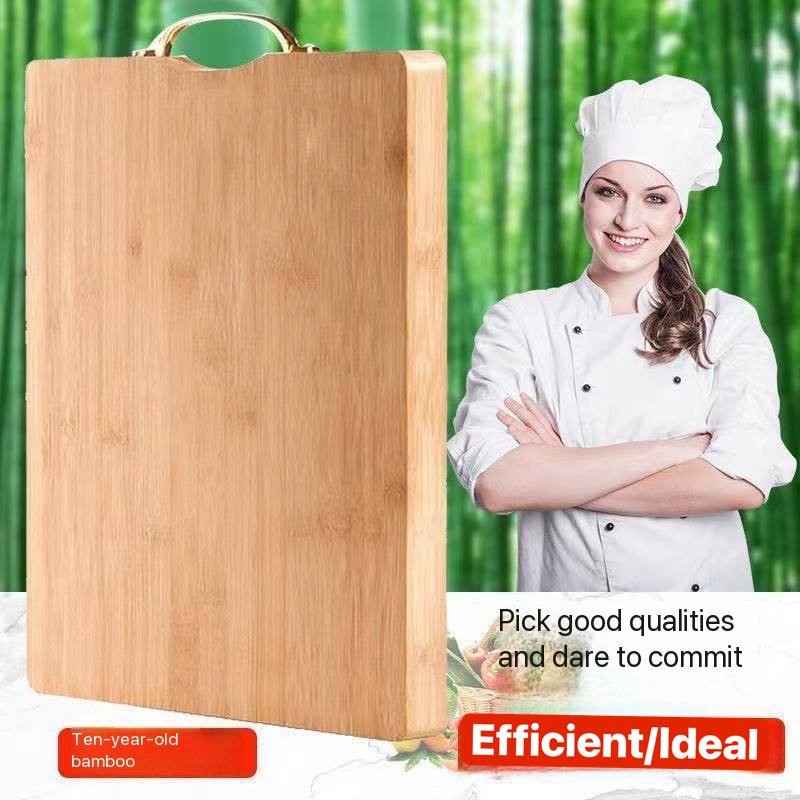 BIG SIZED BAMBOO WOODEN CHOPPING,CUTTING BOARD WITH HANDLE