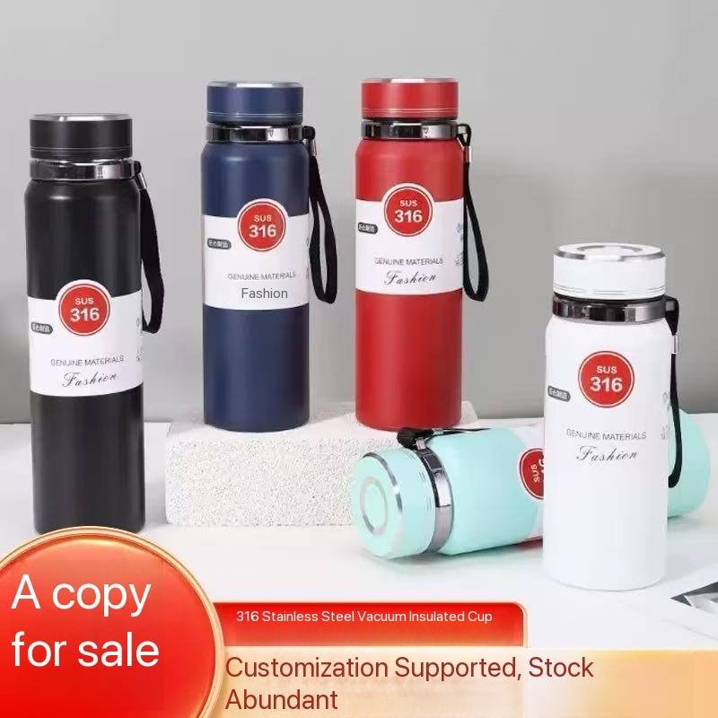 800ML LARGE-CAPACITY TEMPERATURE RETENTION STAINLESS STEEL COLD & HOT WATER FLASK